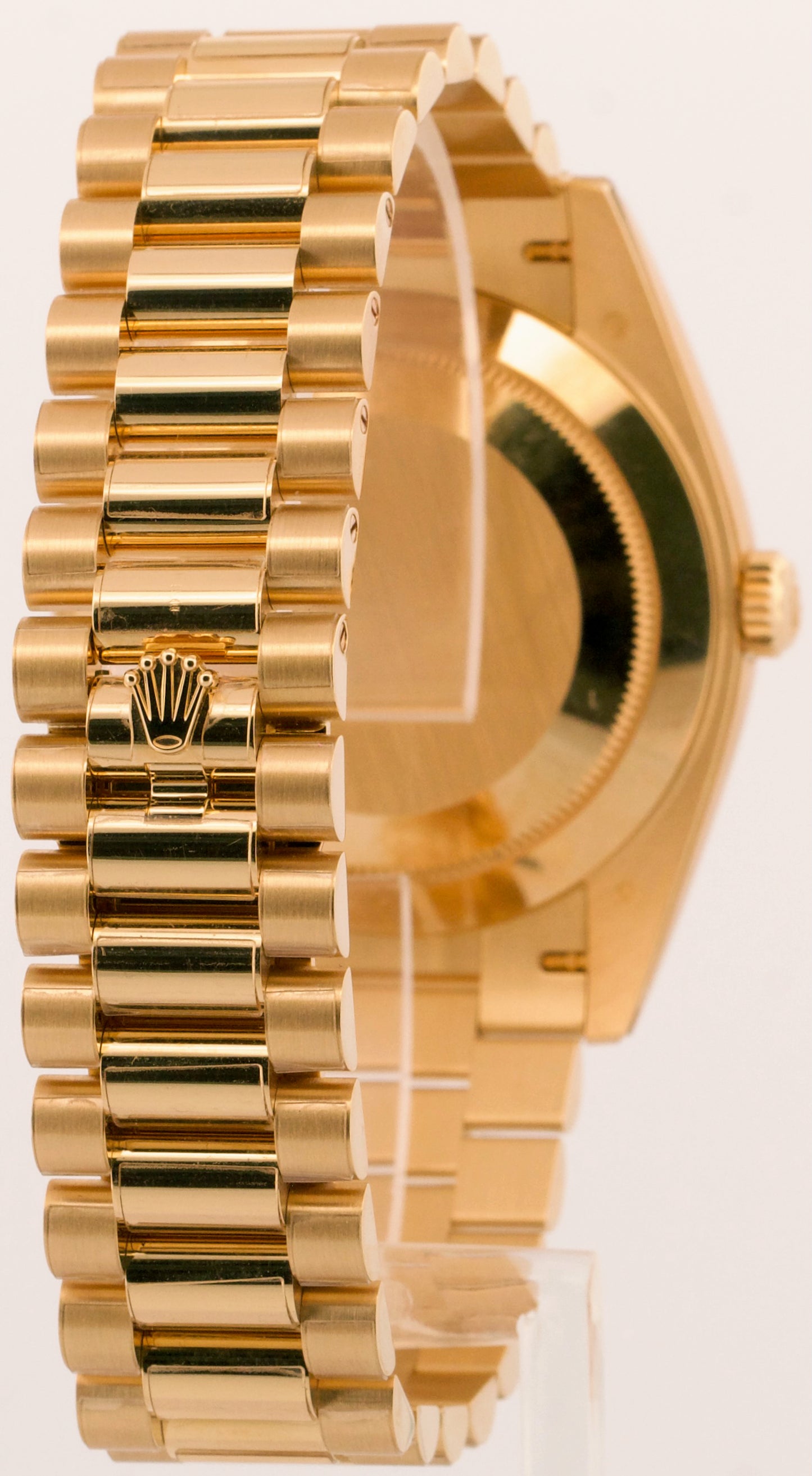 2025 PAPERS Rolex Day-Date President 40mm GREEN ROMAN 18K Yellow Gold 228238 BOX