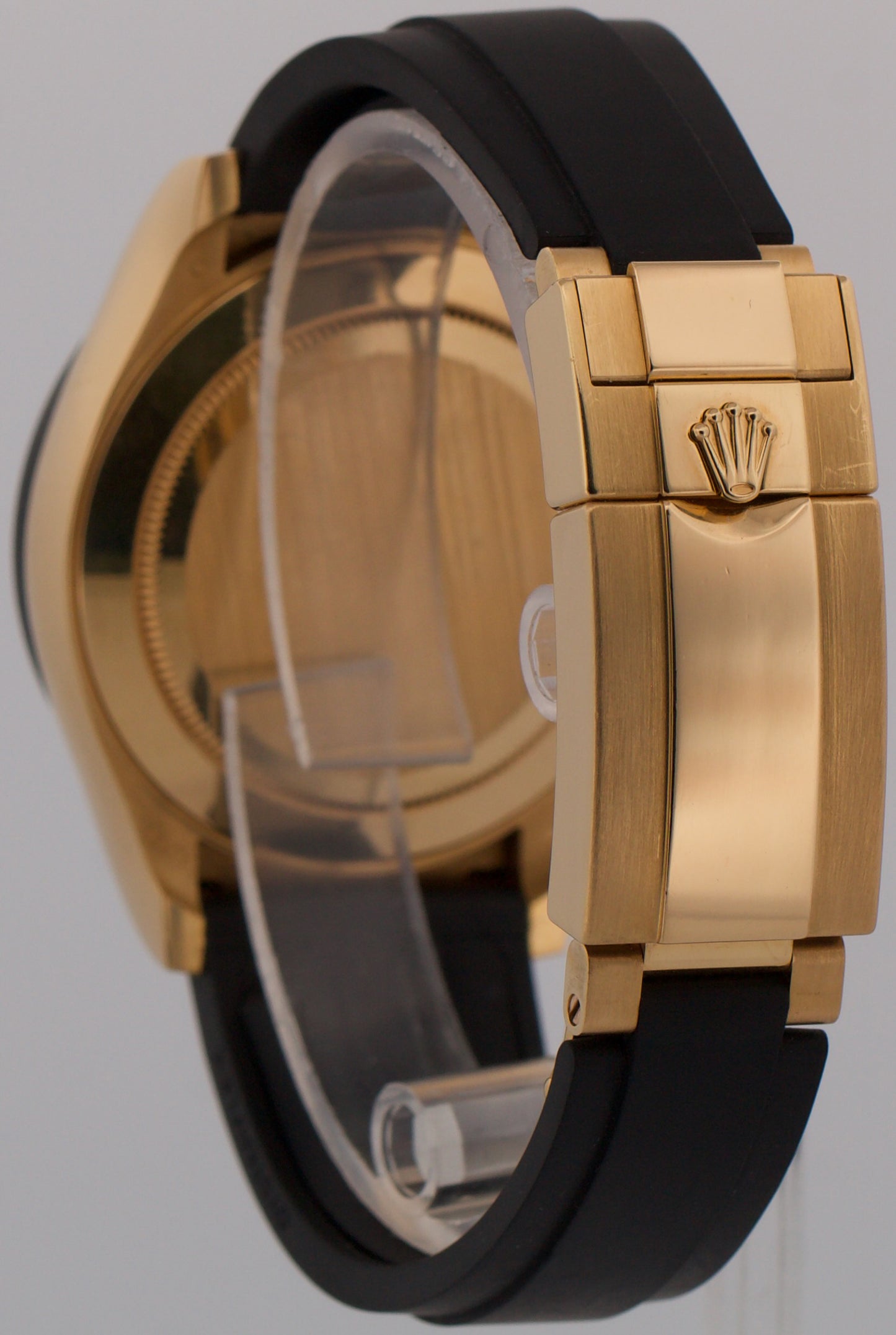 2022 PAPERS Rolex Daytona NEWMAN Black 18K Yellow Gold Oysterflex 116518 LN BOX