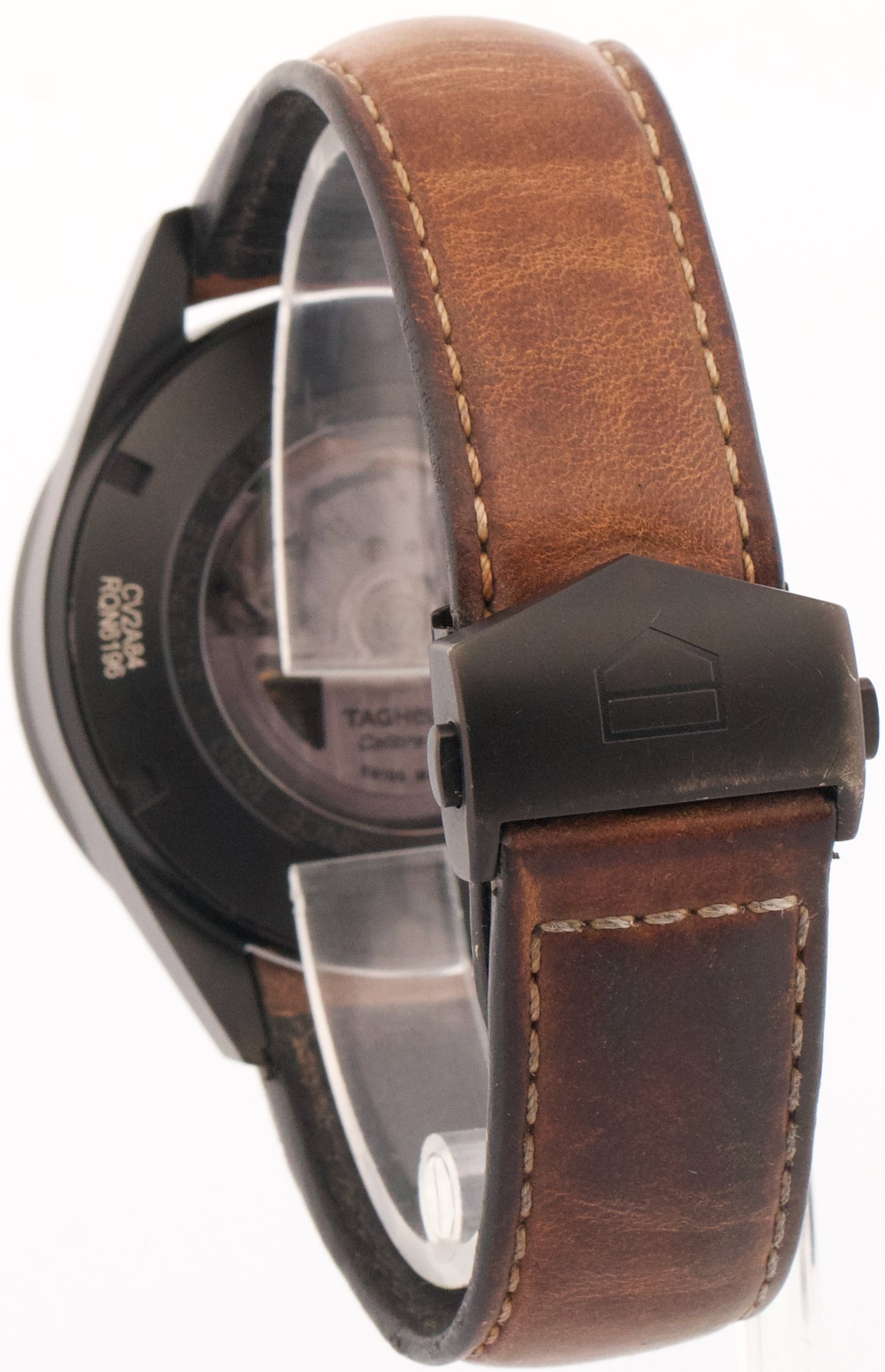 PAPERS Tag Heuer Carrera Chronograph BLACK 43mm PVD Titanium CV2A84.FC6394 BOX