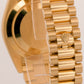 2025 PAPERS Rolex Day-Date President 40mm GREEN ROMAN 18K Yellow Gold 228238 BOX