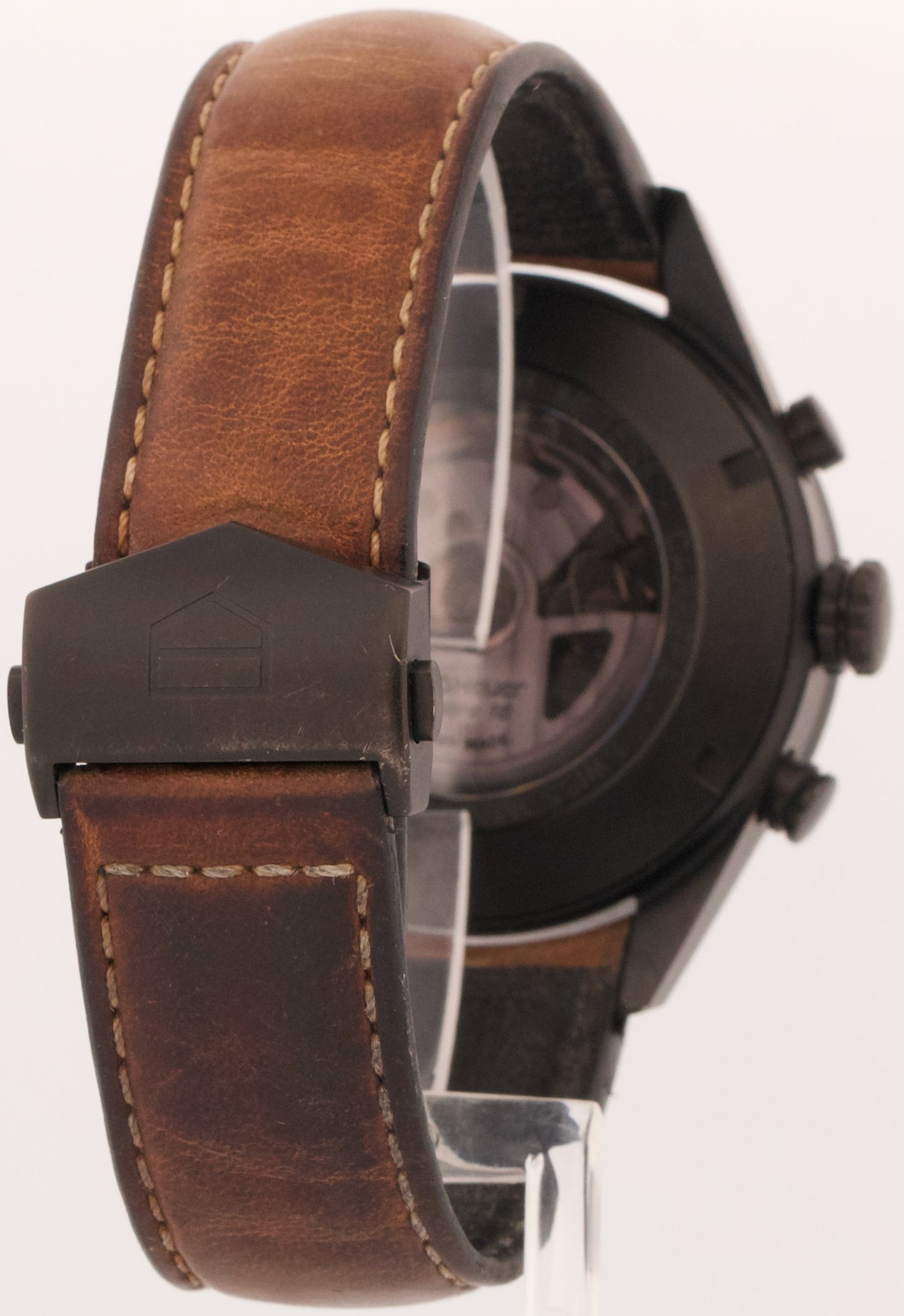 PAPERS Tag Heuer Carrera Chronograph BLACK 43mm PVD Titanium CV2A84.FC6394 BOX