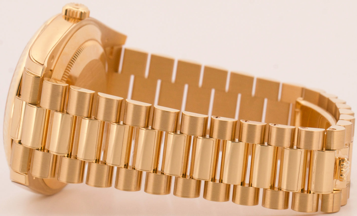 2025 PAPERS Rolex Day-Date President 40mm GREEN ROMAN 18K Yellow Gold 228238 BOX