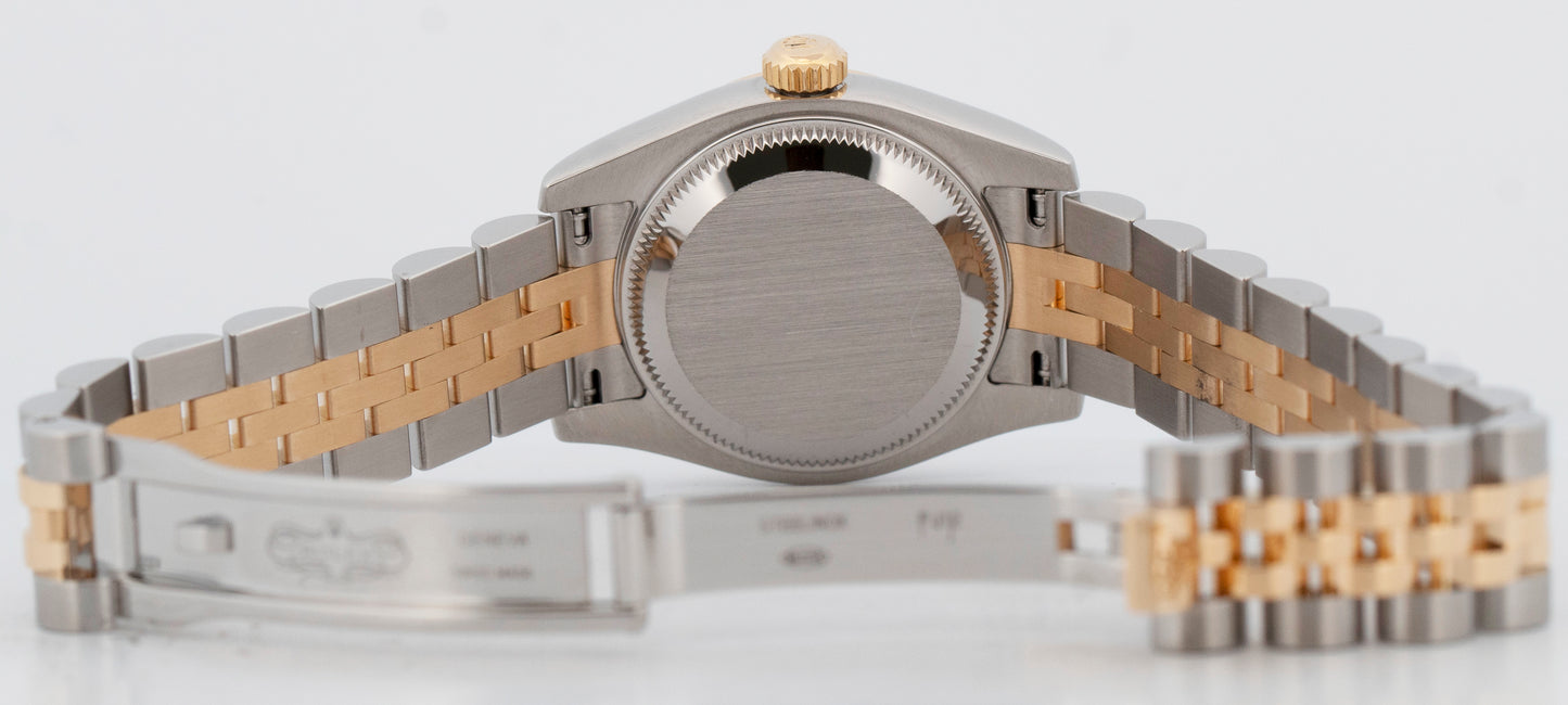 Rolex DateJust Two-Tone MOP DIAMOND Yellow Gold Steel Jubilee 26mm 179173 Watch