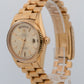 Rolex Day-Date President 1803 Bark Champagne 18K Yellow Gold 36mm Watch