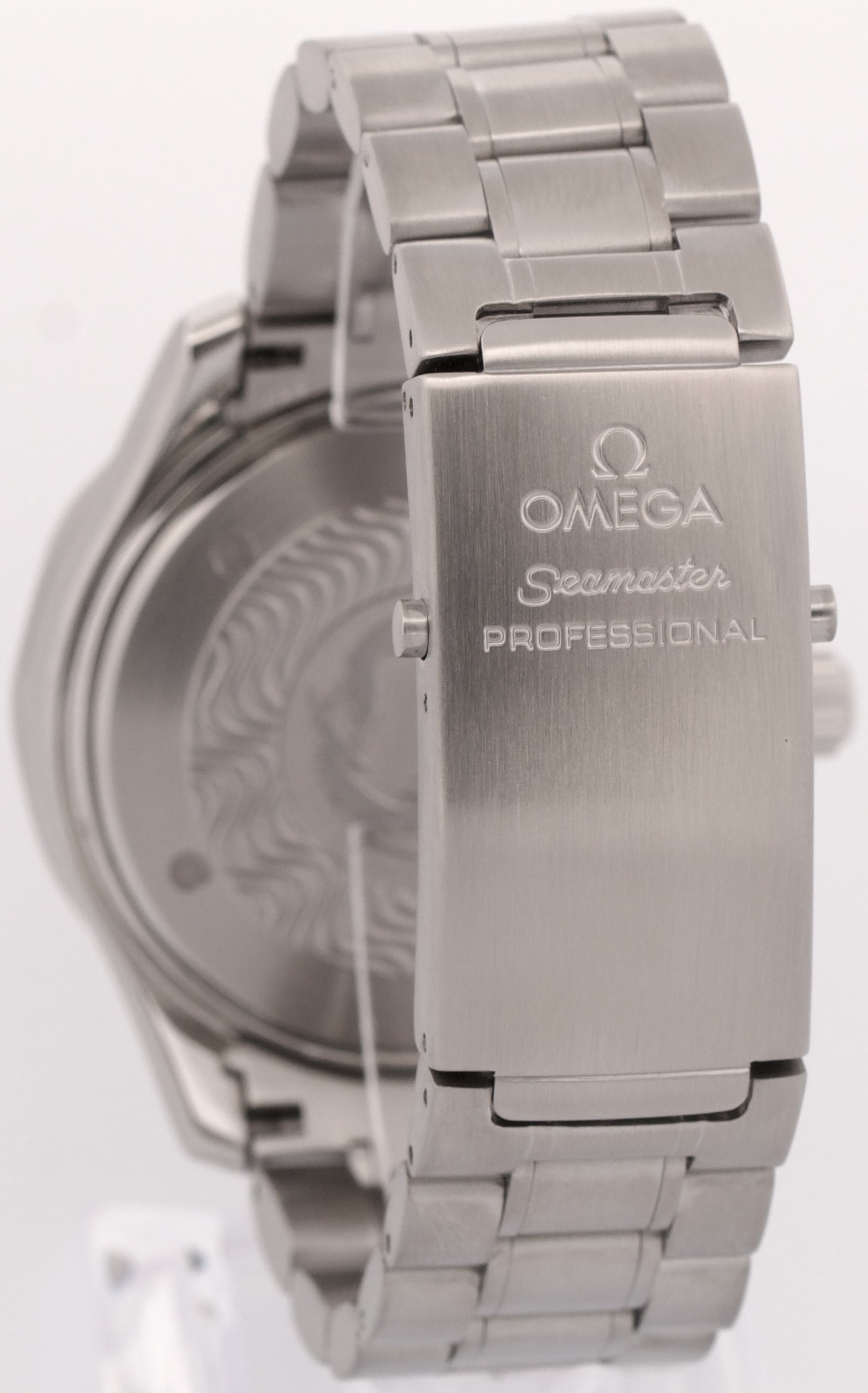 PAPERS Omega Seamaster APNEA JACQUES MAYOL Black Steel 41.5mm 2595.50 Watch BOX