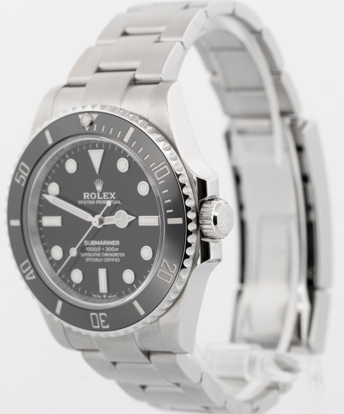 2023 PAPERS Rolex Submariner No-Date BLACK Steel 41mm 124060 LN Watch BOX