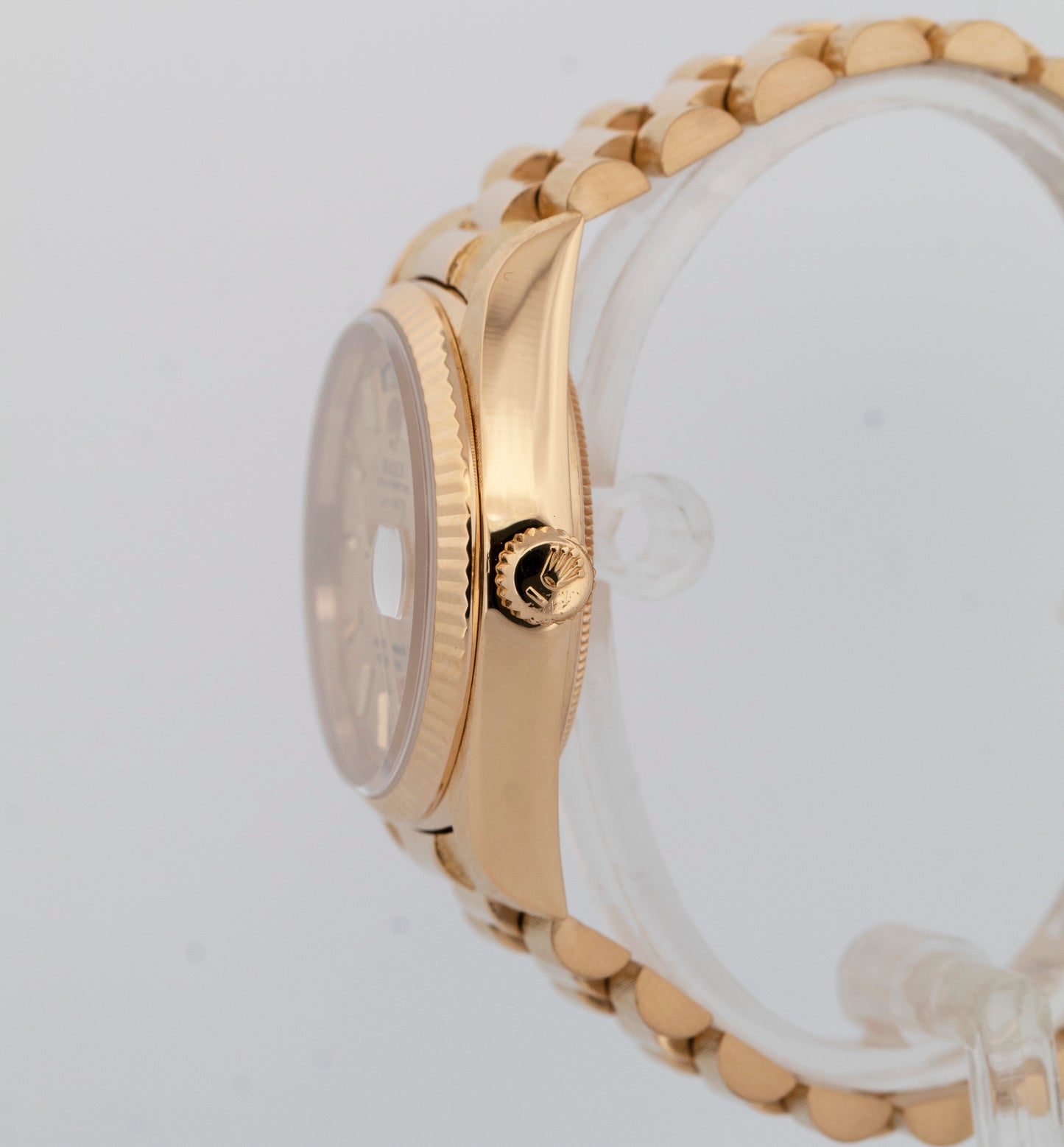 Rolex Day-Date President FLORENTINE Champagne 36mm 18K Yellow Gold Watch 18038