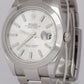 MINT 2024 PAPERS Rolex DateJust 41 SILVER Stainless Steel Oyster 41mm 126300 BOX