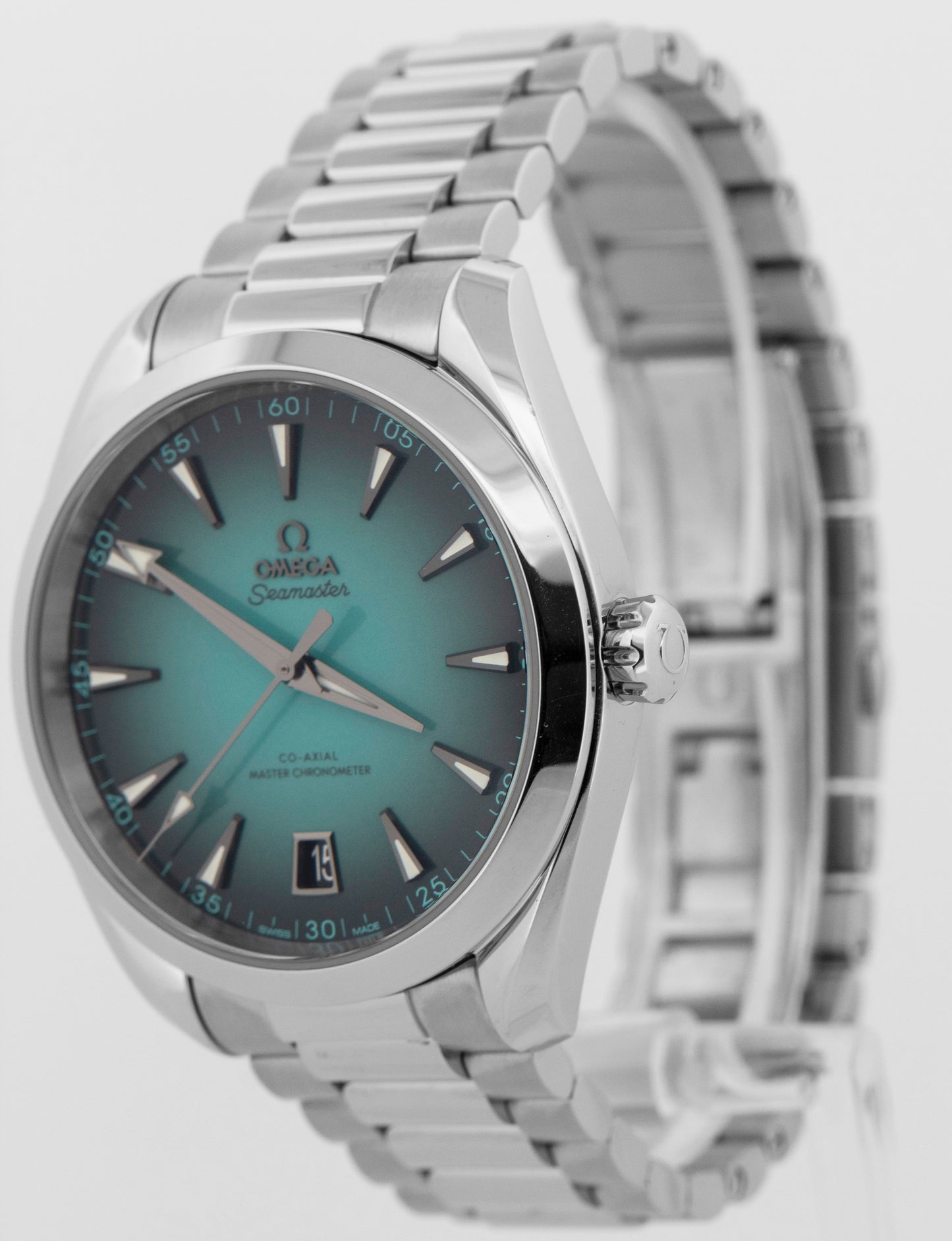 2025 PAPERS Omega Seamaster Aqua Terra Turquoise 41mm 220.10.41.21.03.006 Watch