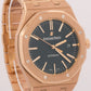 PAPERS Audemars Piguet Royal Oak 41mm BLACK 18K Gold 15400OR.OO.122OR.01 BOX