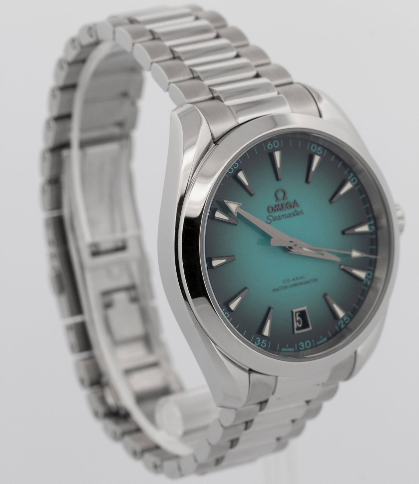 2025 PAPERS Omega Seamaster Aqua Terra Turquoise 41mm 220.10.41.21.03.006 Watch