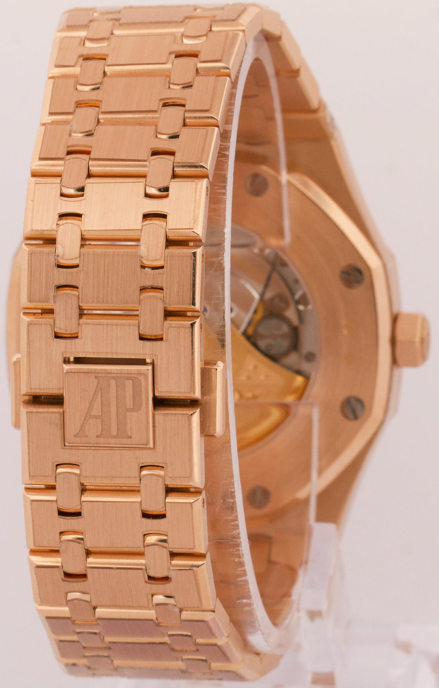 PAPERS Audemars Piguet Royal Oak 41mm BLACK 18K Gold 15400OR.OO.122OR.01 BOX