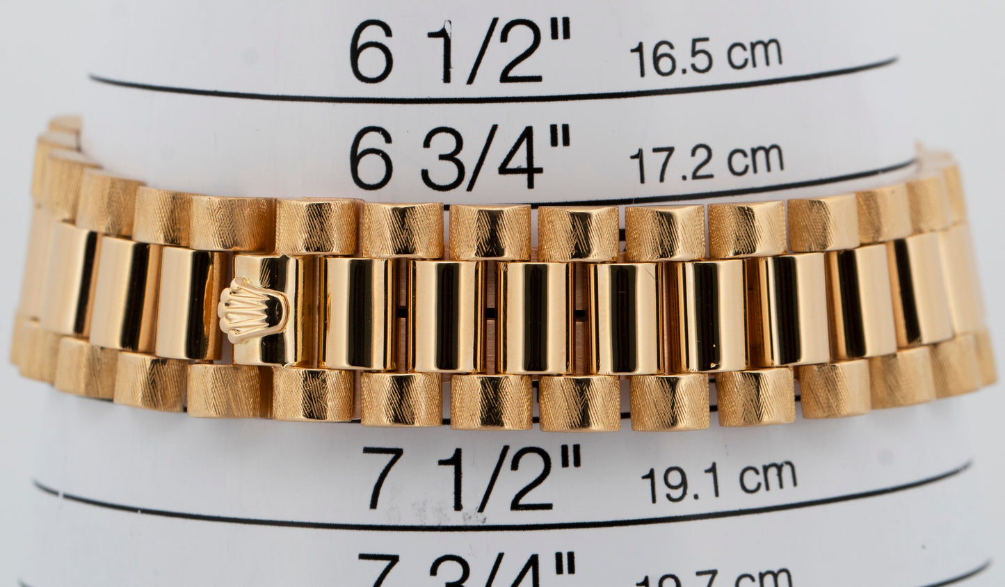 Rolex Day-Date President FLORENTINE Champagne 36mm 18K Yellow Gold Watch 18038