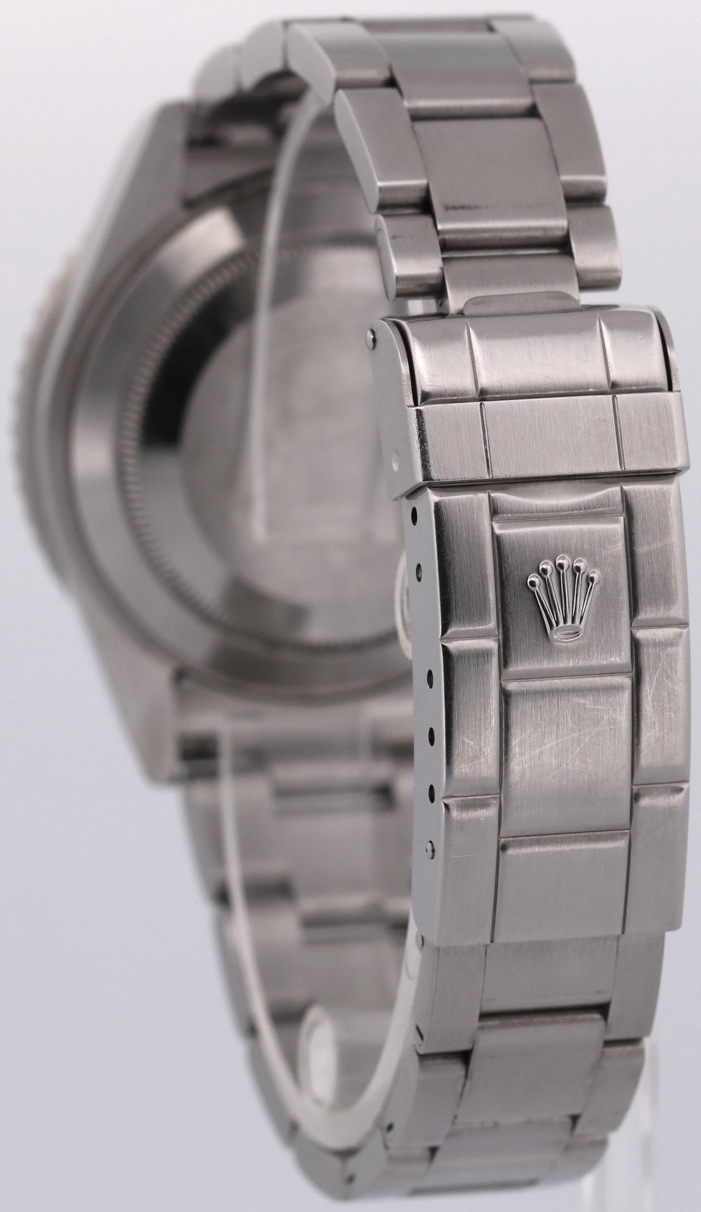 UNPOLISHED 2005 PAPERS Rolex Submariner Date BLACK Steel 40mm 16610 Watch BOX