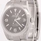 MINT PAPERS Rolex Explorer I Black MK2 Steel 39mm Stainless Steel 214270 BOX