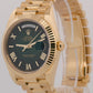 2026 PAPERS Rolex Day-Date President 18K Gold GREEN OMBRE ROMAN 40mm 228238 BOX