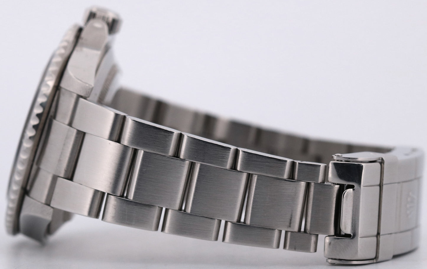 UNPOLISHED 2005 PAPERS Rolex Submariner Date BLACK Steel 40mm 16610 Watch BOX
