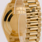 PAPERS Rolex Day-Date President 40mm WHITE ROMAN 18K Gold Fluted 228238 BOX