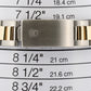Rolex Oyster Perpetual Date 34mm WHITE ROMAN 18K Steel Engine-Turned 15233 Watch