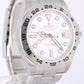 2016 PAPERS Rolex Explorer II Steel Polar White Orange 42mm 216570 Watch BOX