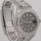 2019 PAPERS Rolex Yacht-Master RHODIUM Blue 37mm 950 Platinum Steel 268622 BOX