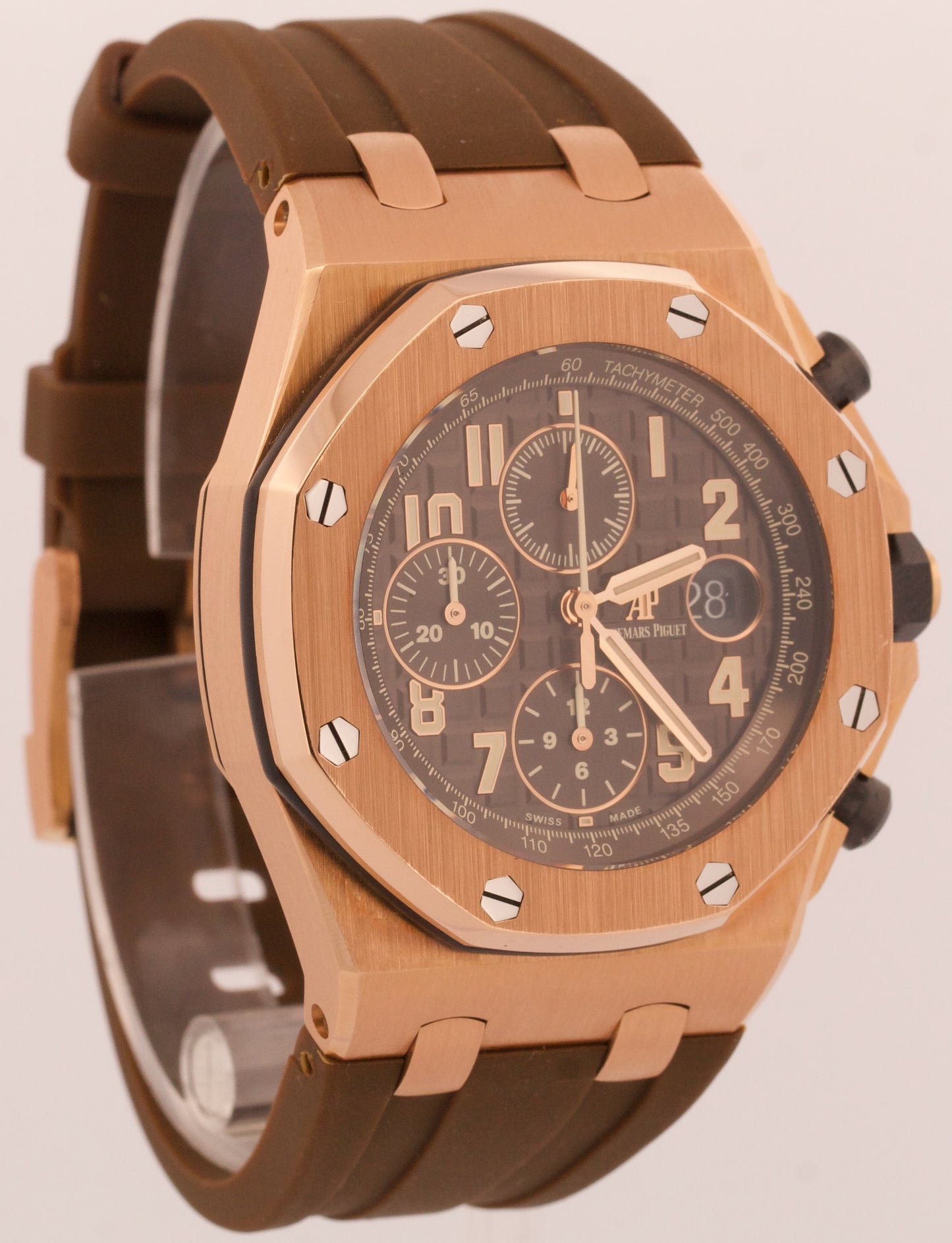 Audemars Piguet Royal Oak Offshore CHOCOLATE Brown 18K 42mm 26470OR BOX