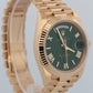 New 2026 Rolex Day-Date 228238 Green 18K Yellow Gold 40mm Watch Box Papers