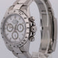 UNPOLISHED 2011 PAPERS Rolex Daytona Cosmograph APH WHITE Steel 40mm 116520 BOX
