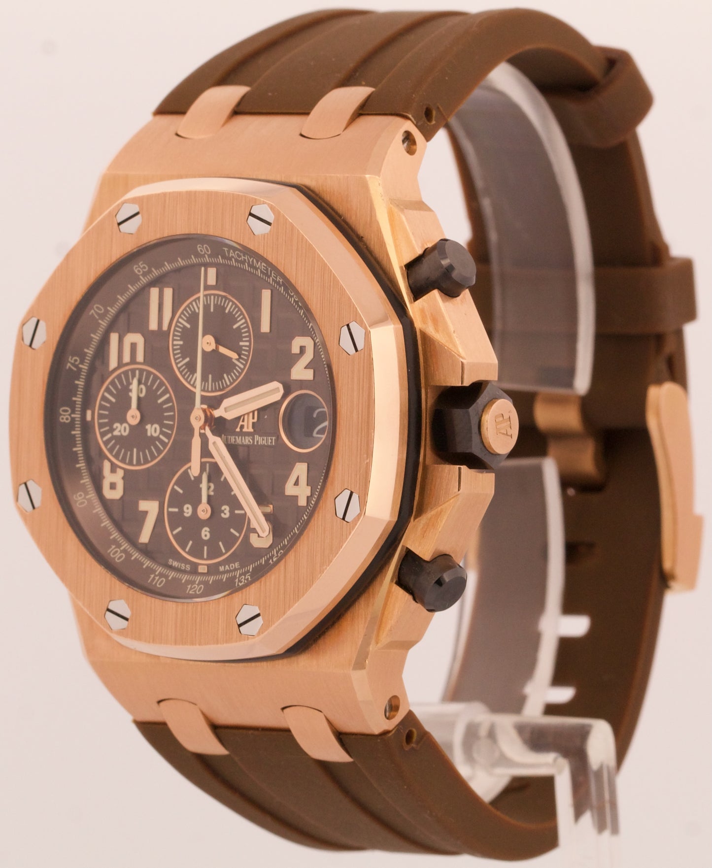 Audemars Piguet Royal Oak Offshore CHOCOLATE Brown 18K 42mm 26470OR BOX