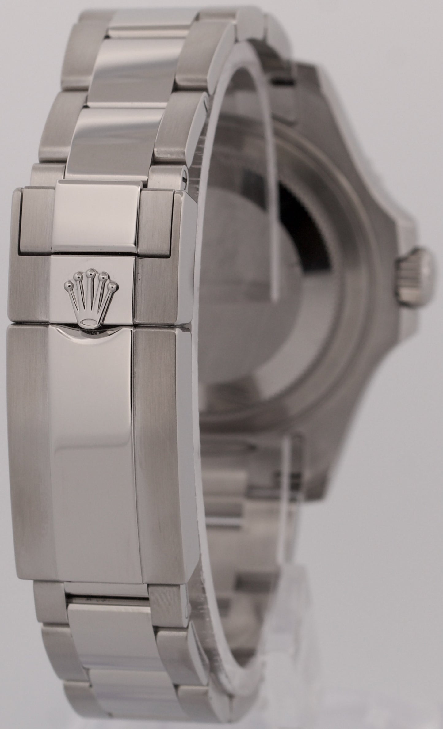 2019 PAPERS Rolex Yacht-Master RHODIUM Blue 37mm 950 Platinum Steel 268622 BOX