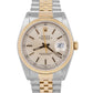PAPERS Rolex DateJust 36mm PAPERS Silver Yellow Gold Stainless Watch 16233 BOX