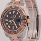 2022 PAPERS Rolex GMT-Master II Black ROOT BEER Two-Tone 40mm 126711 CHNR BOX
