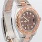 Rolex Yacht-Master CHOCOLATE Brown 18K Rose Gold YM1 Steel 40mm 126621 Watch