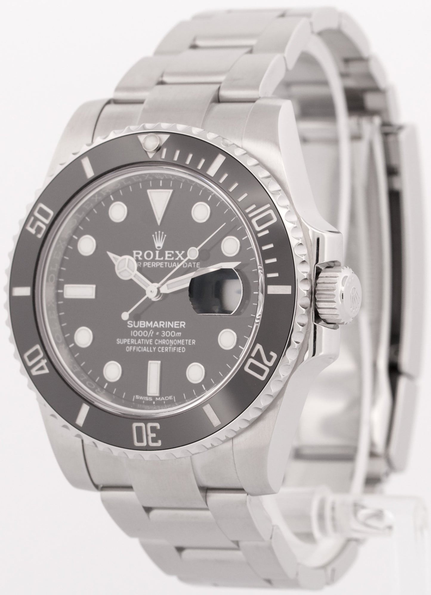 MINT 2019 PAPERS Rolex Submariner Date BLACK Stainless Steel 40mm 116610 LN BOX