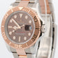 Rolex Yacht-Master CHOCOLATE Brown 18K Rose Gold YM1 Steel 40mm 126621 Watch