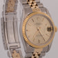 1987 Rolex DateJust Midsize CHAMPAGNE Two-Tone Gold Steel JUBILEE 31mm 68273