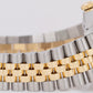 PAPERS Rolex DateJust 36mm PAPERS Silver Yellow Gold Stainless Watch 16233 BOX