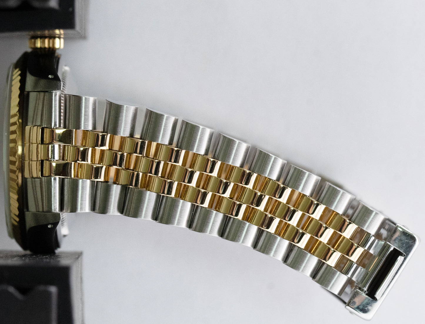 PAPERS Rolex DateJust 36mm PAPERS Silver Yellow Gold Stainless Watch 16233 BOX