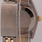 1987 Rolex DateJust Midsize CHAMPAGNE Two-Tone Gold Steel JUBILEE 31mm 68273