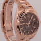 2022 PAPERS Rolex Sky-Dweller CHOCOLATE Brown 18K Gold OYSTER 42mm 326935 BOX