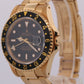 UNPOLISHED 1990 PAPERS Rolex GMT-Master II Black 40mm Yellow Gold 16718 BOX