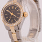 Rolex Oyster Perpetual 26mm 18K Yellow Gold BLACK DIAMOND Steel OYSTER 6719 BOX