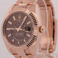 2022 PAPERS Rolex Sky-Dweller CHOCOLATE Brown 18K Gold OYSTER 42mm 326935 BOX