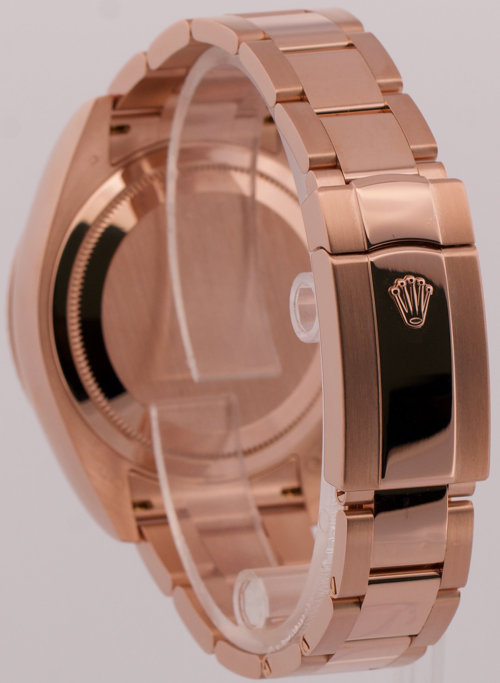 2022 PAPERS Rolex Sky-Dweller CHOCOLATE Brown 18K Gold OYSTER 42mm