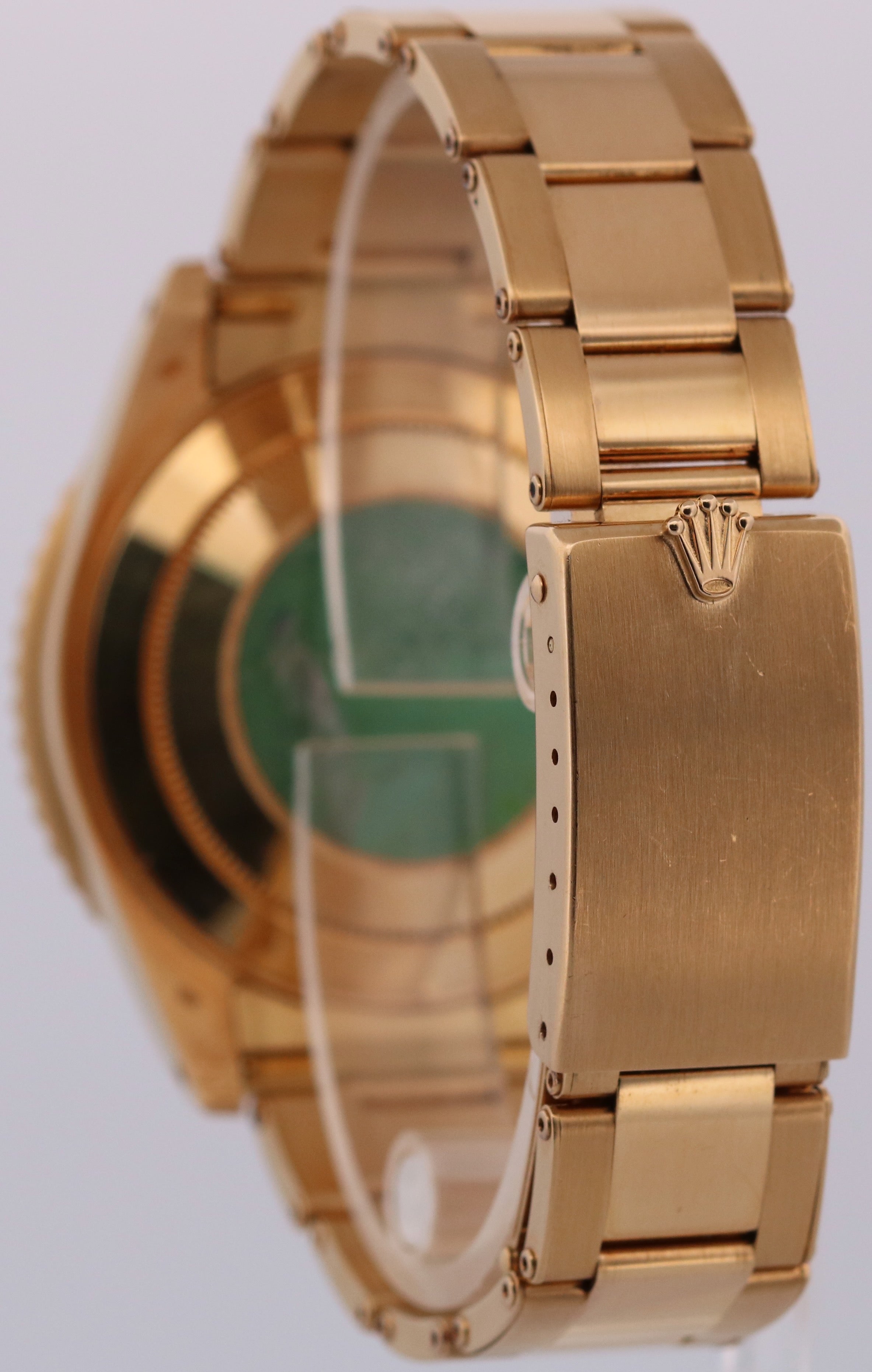 UNPOLISHED 1990 PAPERS Rolex GMT-Master II Black 40mm Yellow Gold