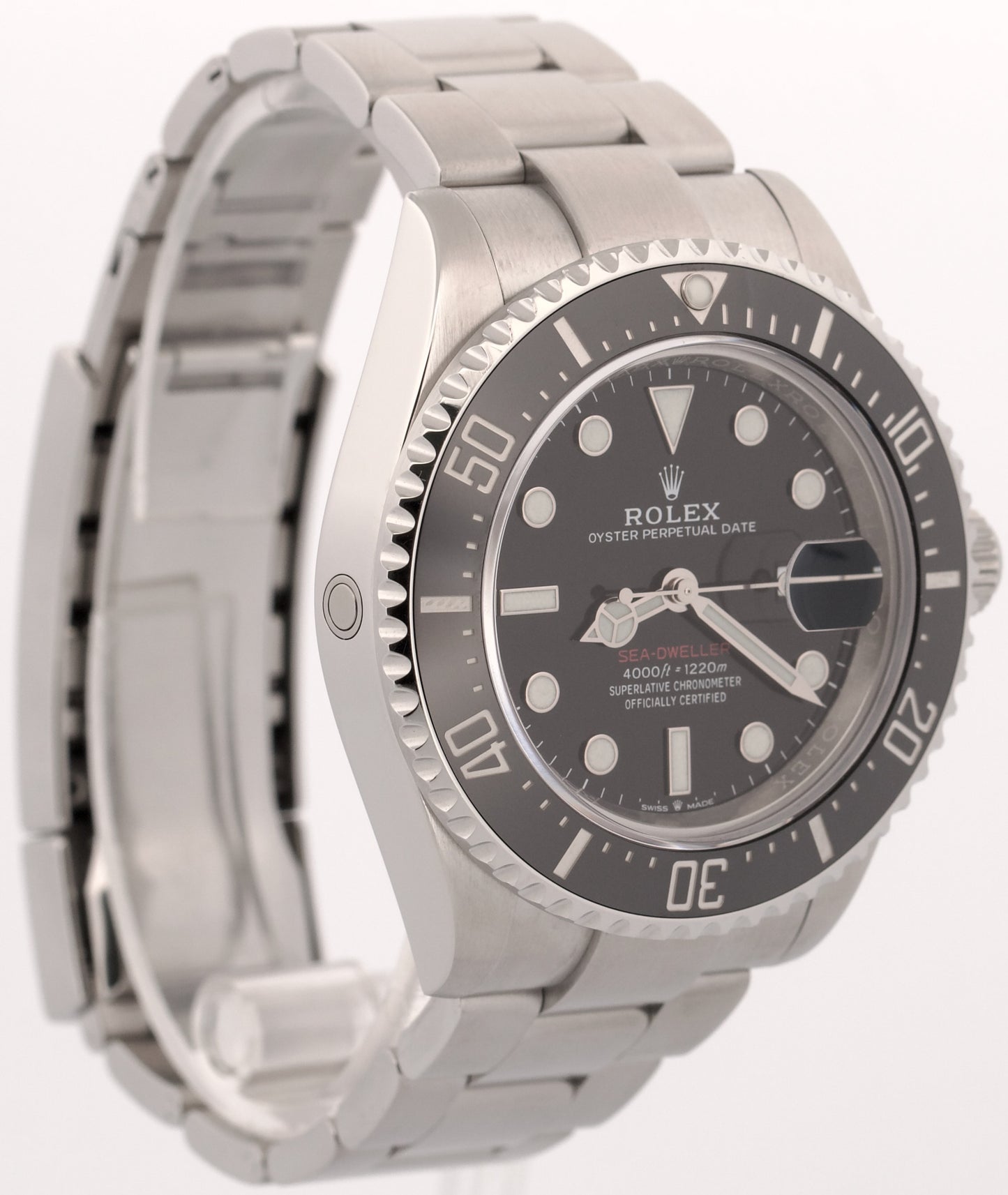 2021 PAPERS Rolex Sea-Dweller 50th-Anniversary Red BLACK 43mm Steel 126600 BOX