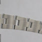 Ladies Rolex Oyster Perpetual BLUE Engine Turned 24mm NO-HOLES Watch 67230