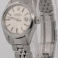 1975 Ladies Rolex Oyster Perpetual Date 26mm SILVER Stainless JUBILEE Watch 6916