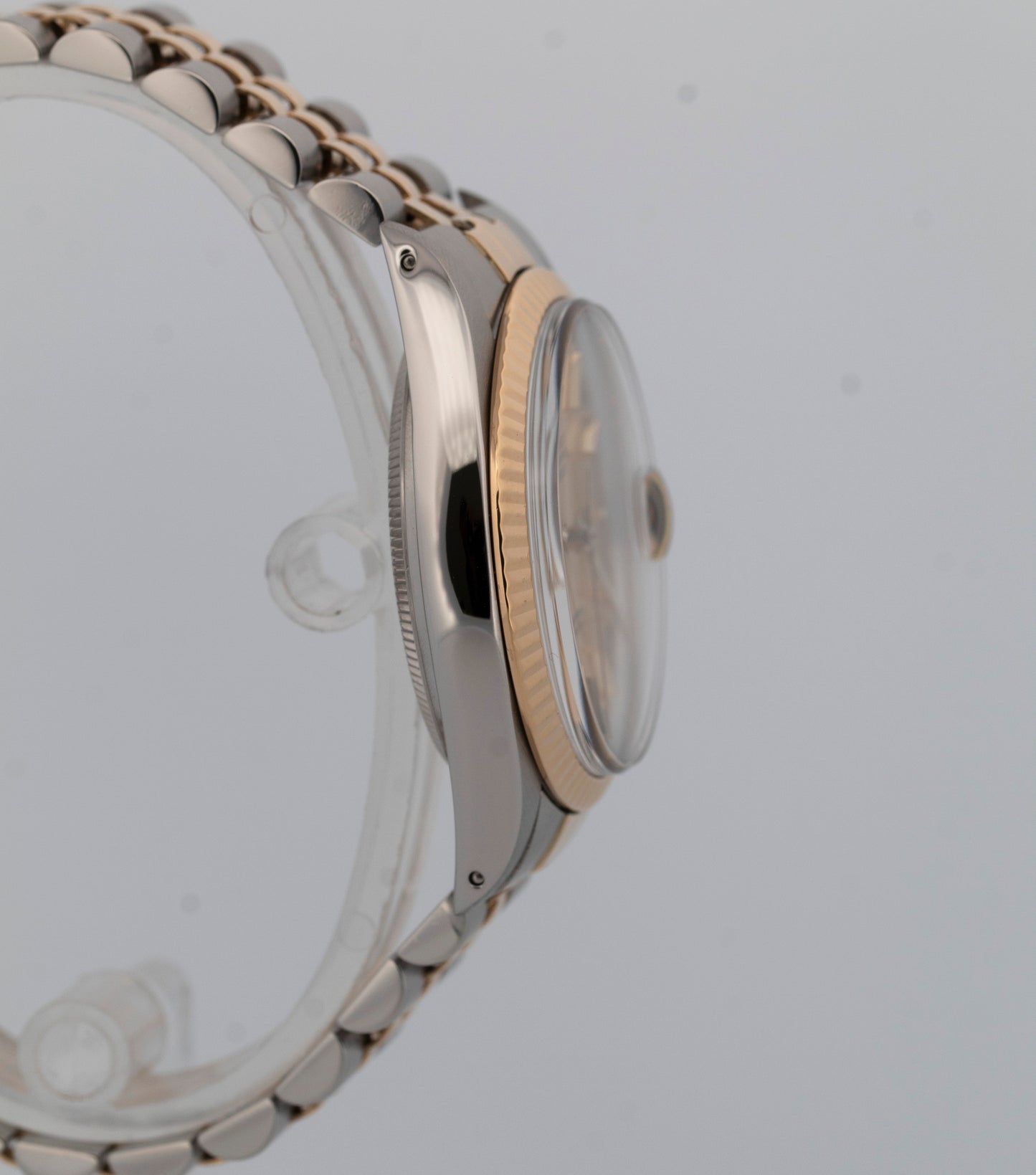 Rolex DateJust CHAMPAGNE Two-Tone 18K Yellow Gold Steel 36mm 16013 Watch