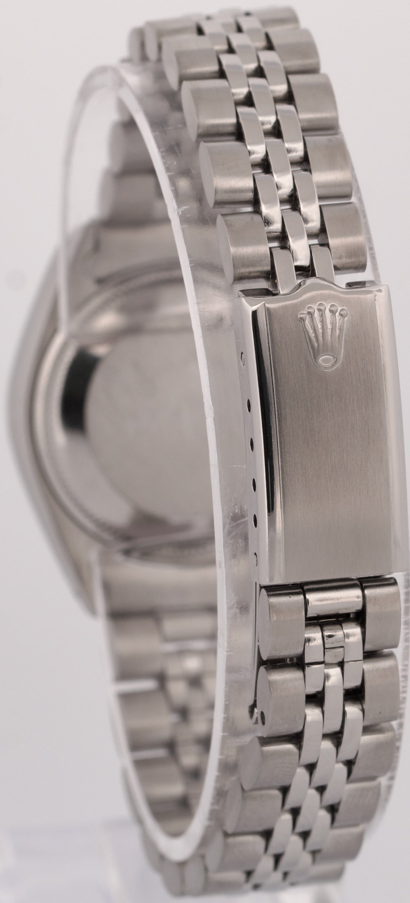 1975 Ladies Rolex Oyster Perpetual Date 26mm SILVER Stainless JUBILEE Watch 6916